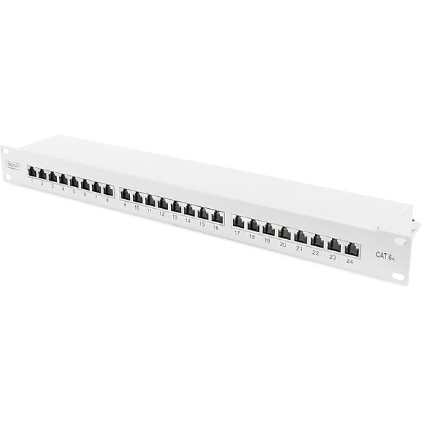 DIGITUS Patchpanel Kat.6 Classe EA 24xRJ 45 STP 7035 DN-91624S-EA